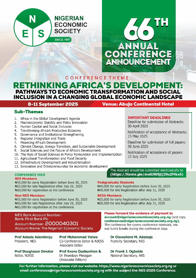 66TH NES ANNUAL CONFERENCE 2025 FLYER